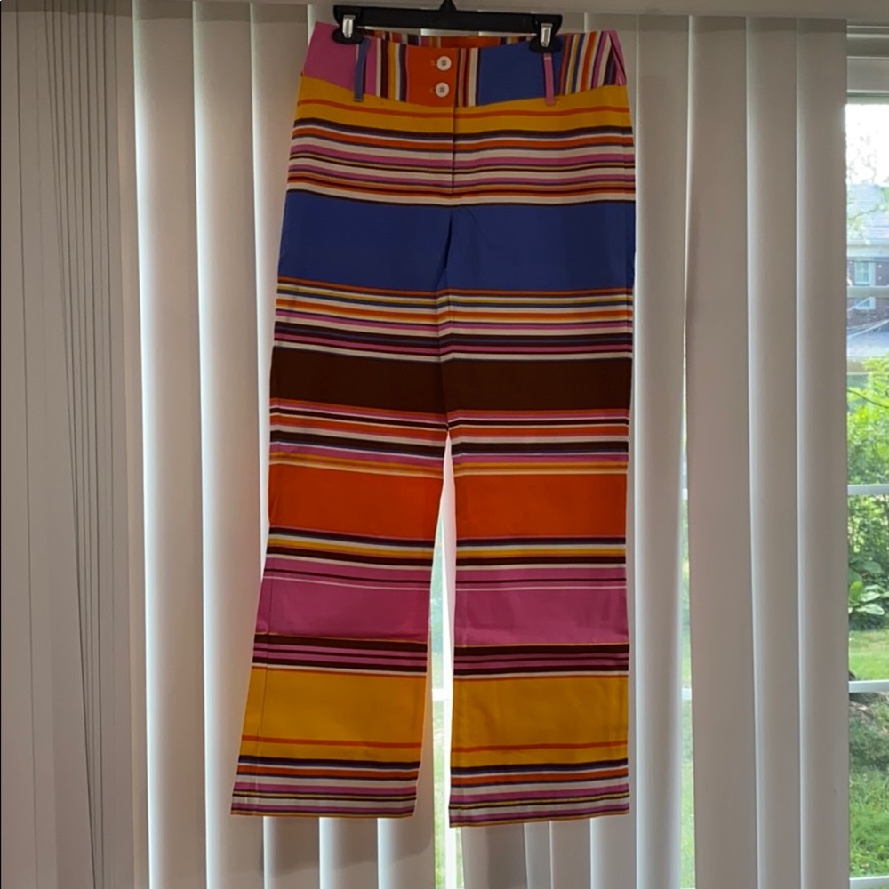 Retro vintage striped pants